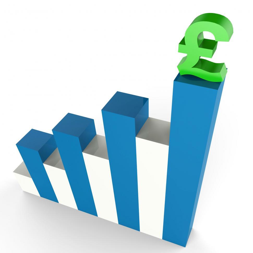 Free Image of Pound Gain Shows Financial Report And Diagram 