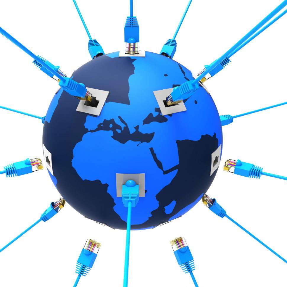 Free Image of Worldwide Network Represents Web Site And Computing 