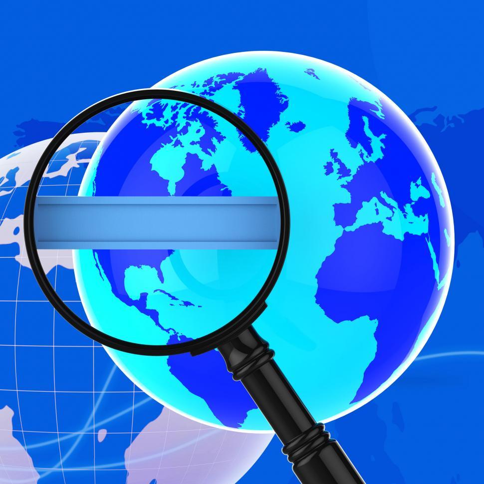 Free Image of Search Internet Shows World Wide Web And Copy-Space 