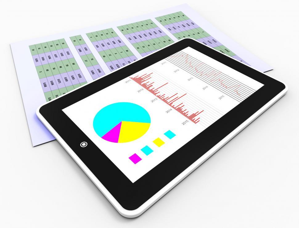 Free Image of Online Reports Represents Business Graph And Analysis 