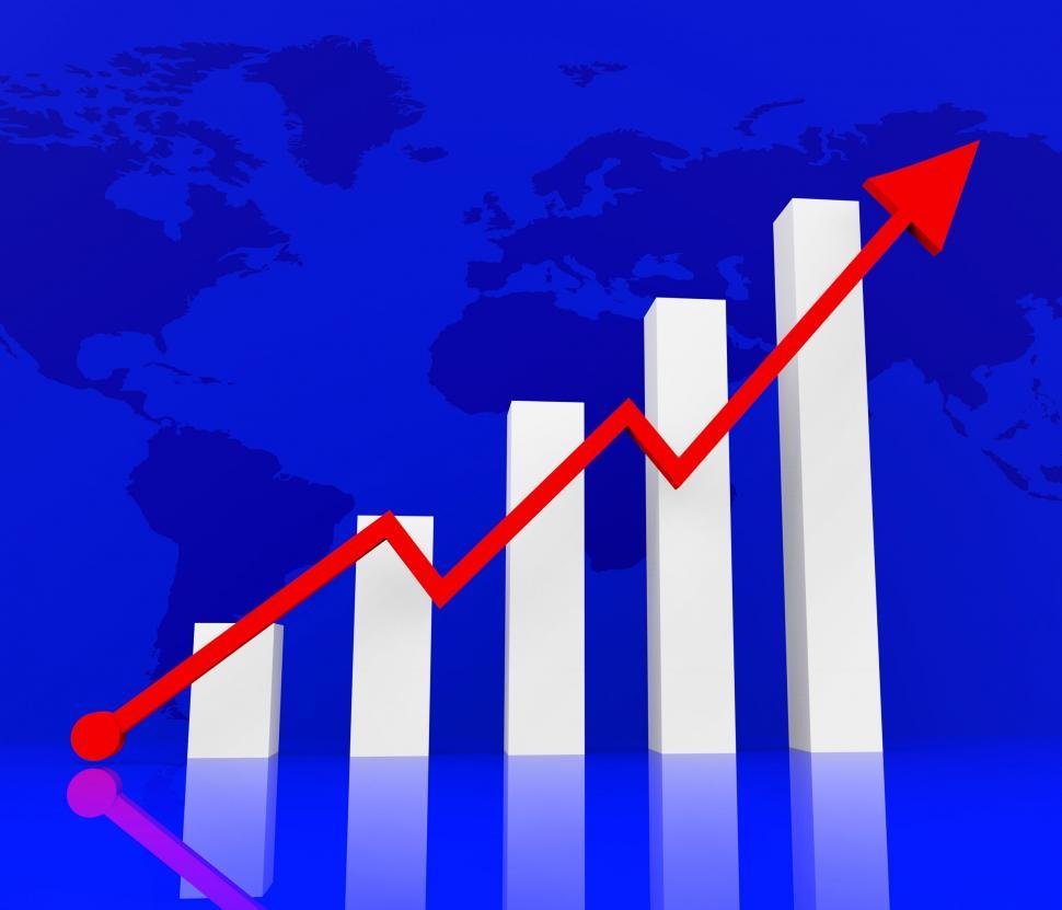 Free Image of Graph Increasing Indicates Financial Report And Diagram 