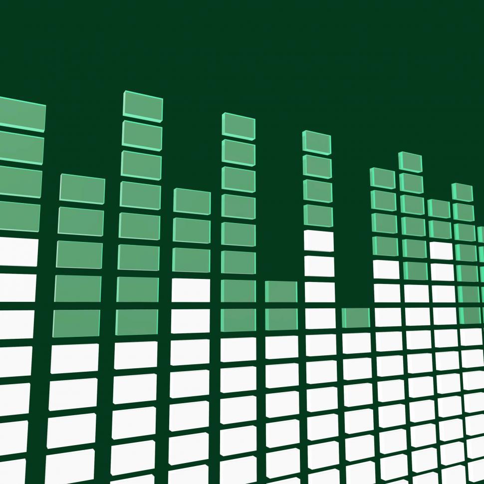 Free Image of Music Equaliser Means Sound Track And Amplifier 