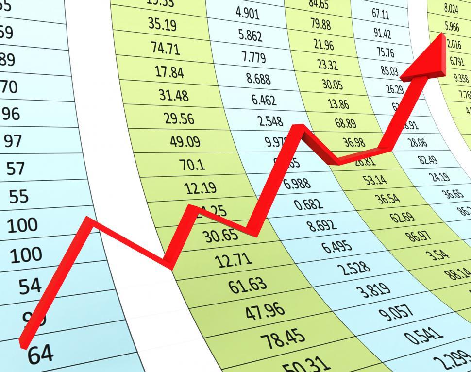 Free Image of Progress Graph Means Financial Report And Diagram 