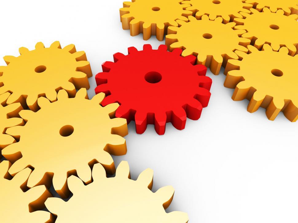 Free Image of Connection Interconnected Shows Team Work And Cogs 