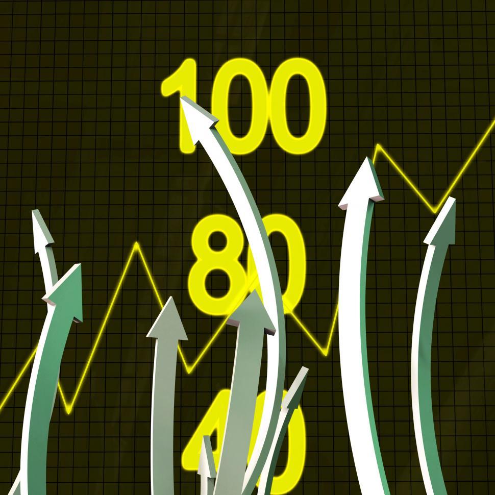 Free Image of Progress Arrows Represents Business Graph And Advance 