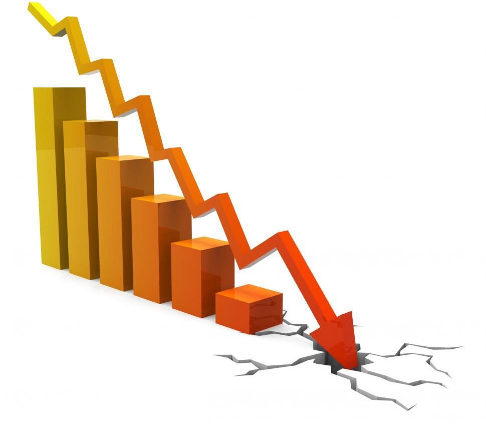Free Image of Business Crash Shows Financial Report And Biz 