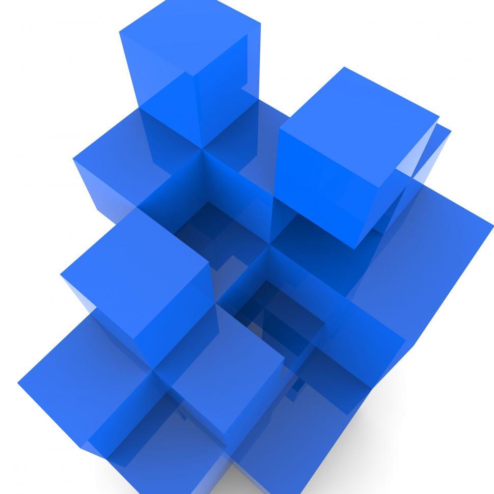 Free Image of Blocks Design Shows Building Activity And Abstract 