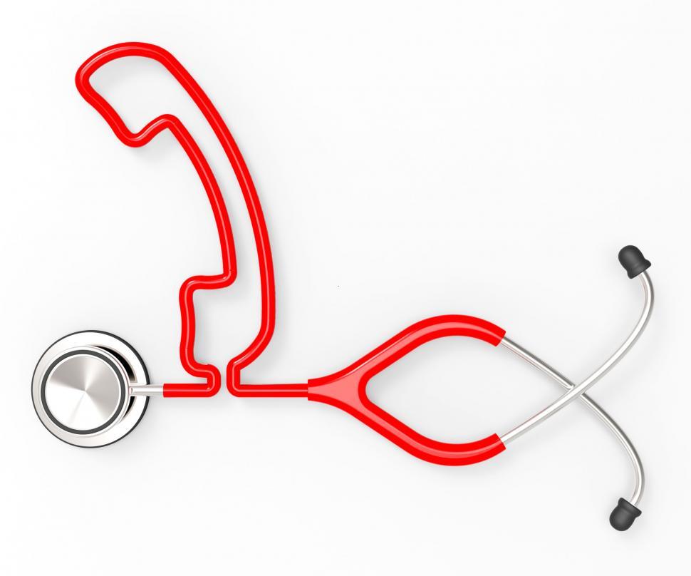 Free Image of Phone Call Shows Doctor On-Call And Doctors 