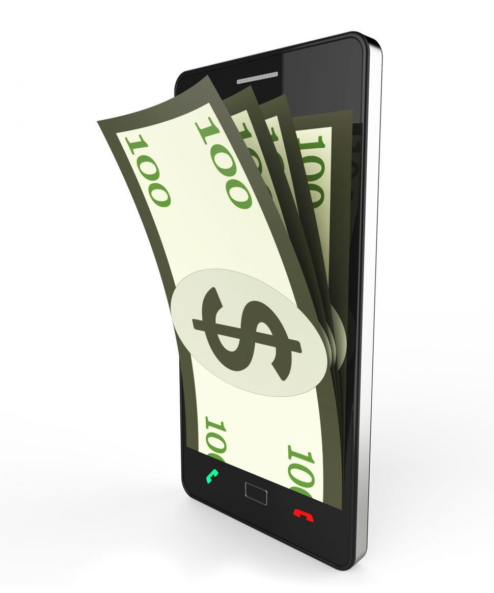 Free Image of Cash Online Shows World Wide Web And Bank 