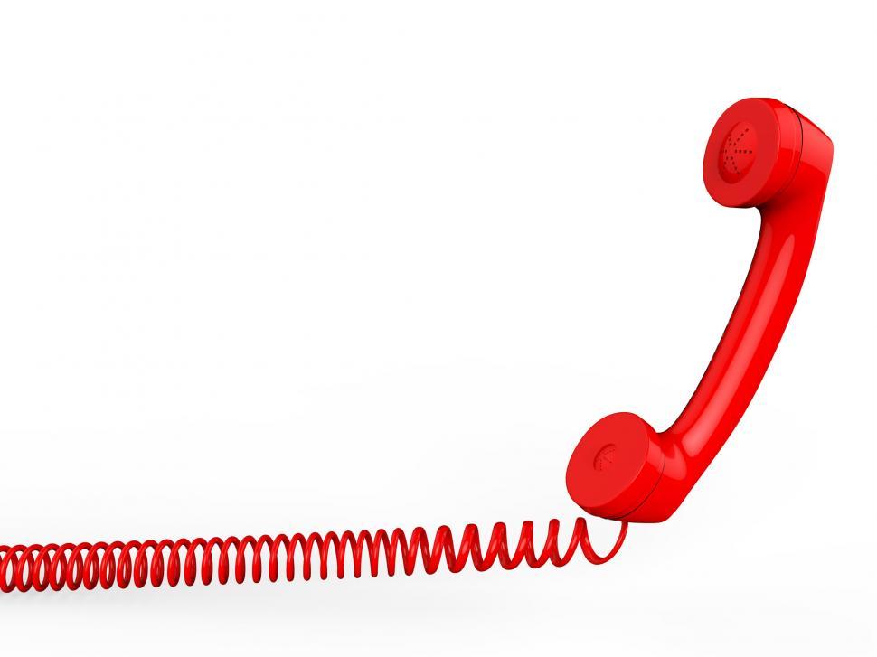 Free Image of Phone With Copyspace Shows Chatting Discussion And Communicating 