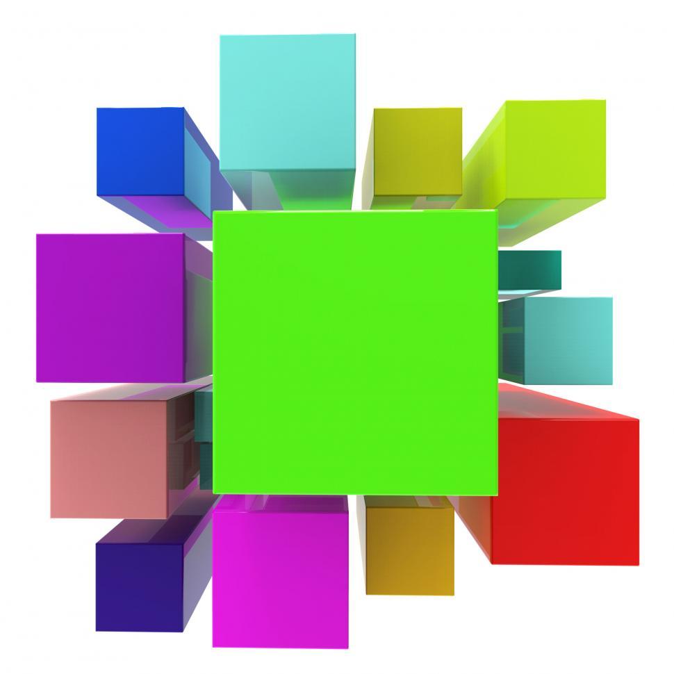 Free Image of Blocks Background Means Empty Space And Abstract 