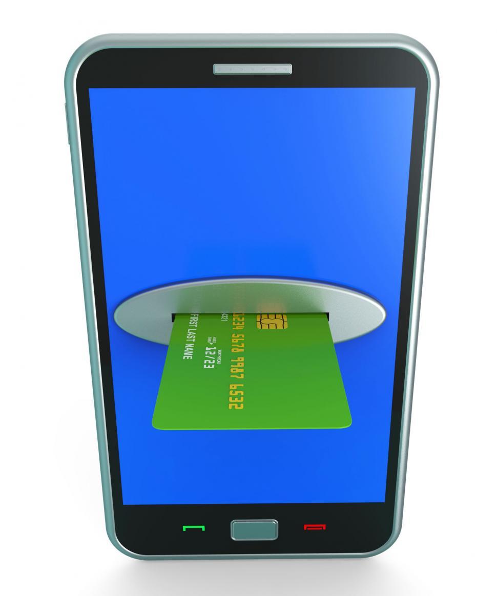 Free Image of Credit Card Online Shows World Wide Web And Banking 