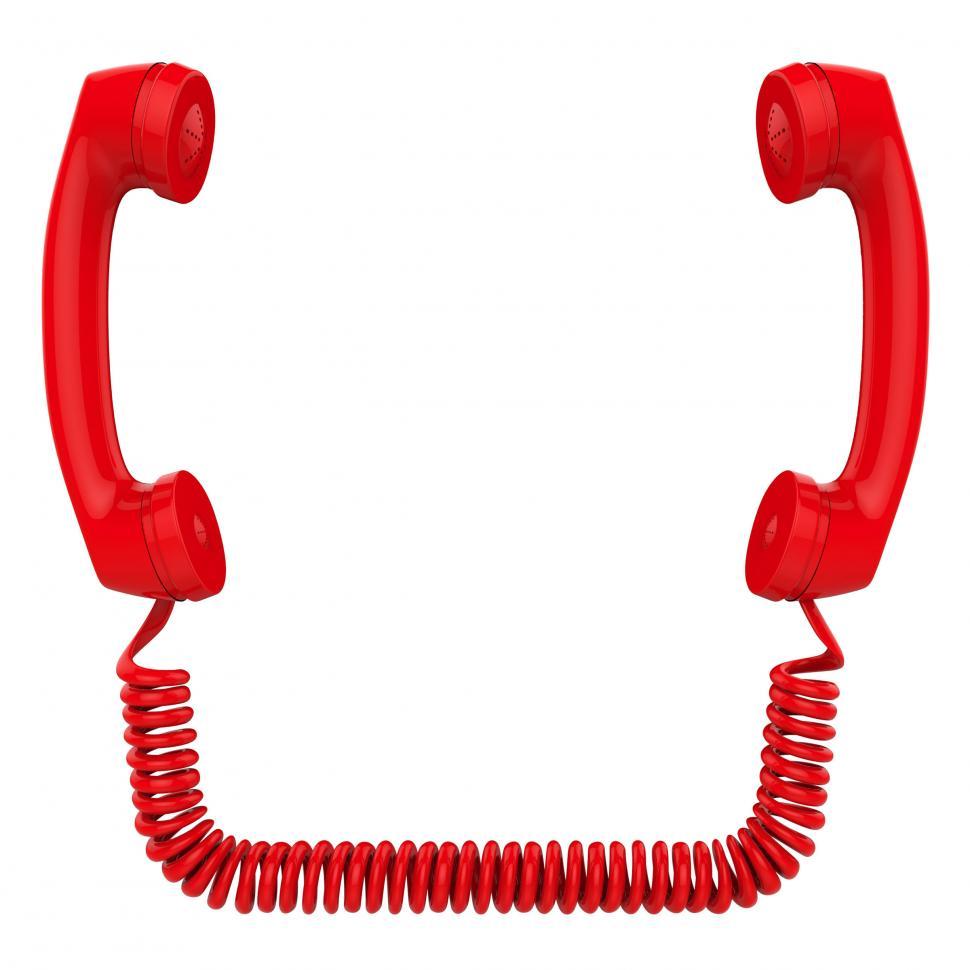 Free Image of Phones With Copyspace Indicates Lan Network And Communication 