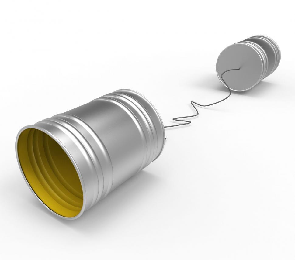Free Image of Phone Conversation Shows Conference Gossip And Talk 
