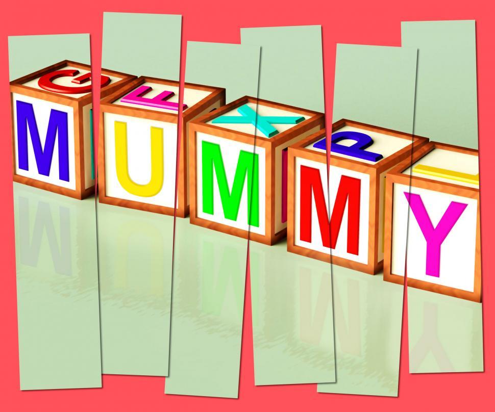 Free Image of Mummy Word Mean Mum Parenthood And Children 