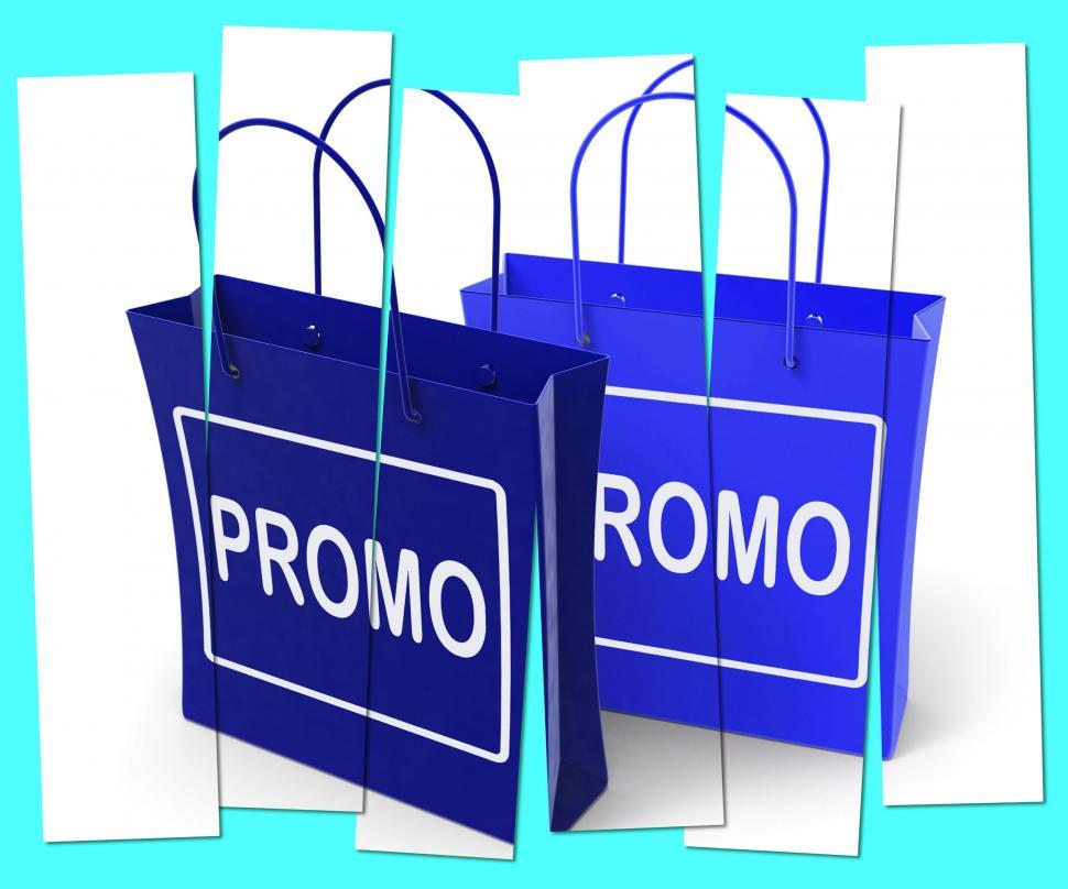 Free Image of Promo Shopping Bags Show Discount Reduction or Sale 