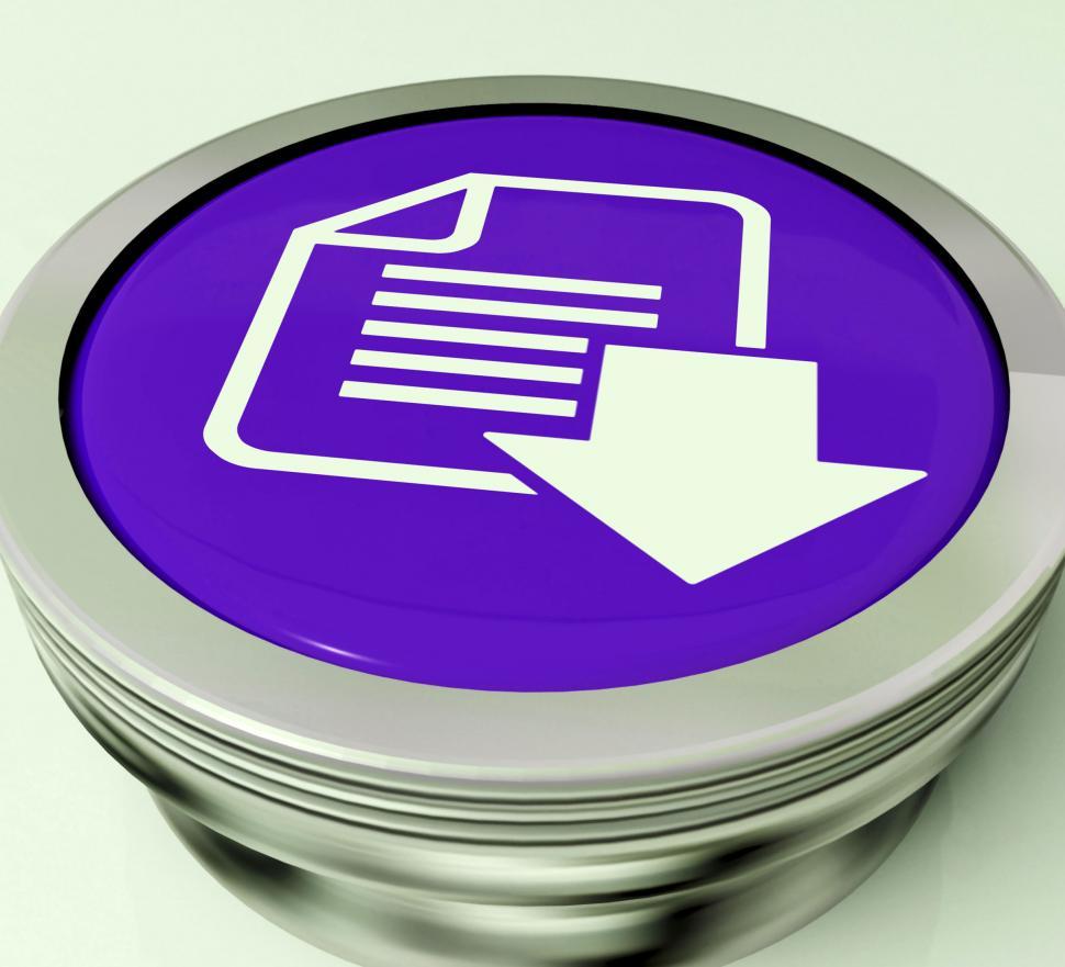 Free Image of Download File Switch Shows Downloaded Software Or Data 