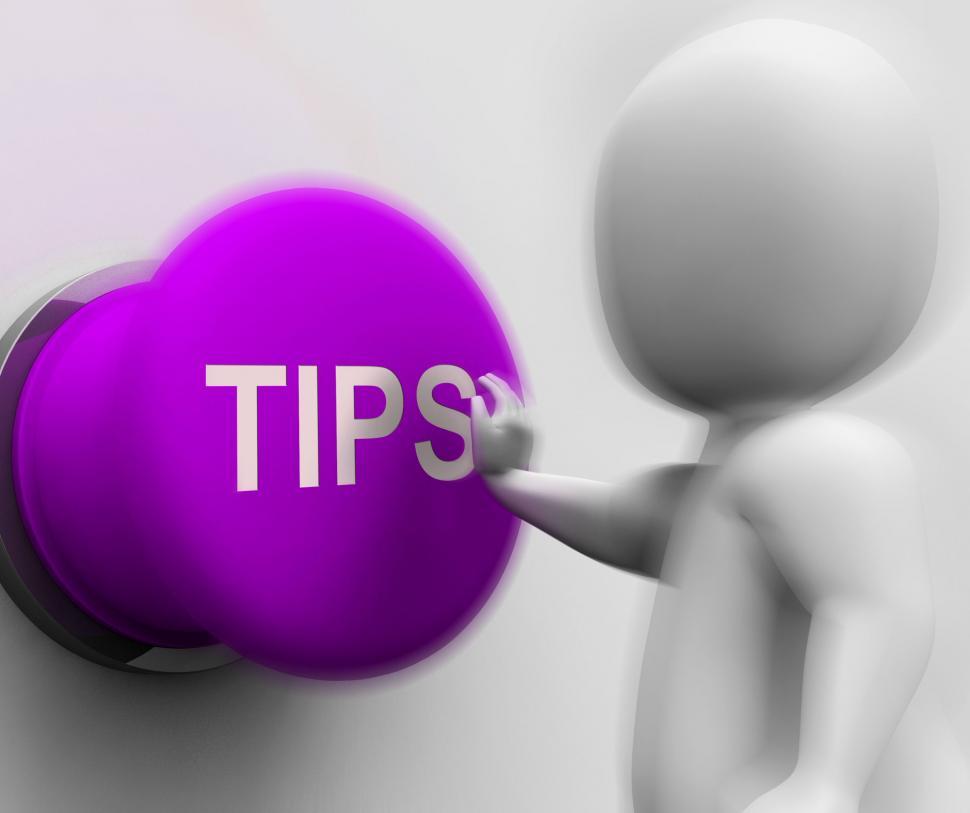 Free Image of Tips Pressed Shows Hints Guidance And Advice 