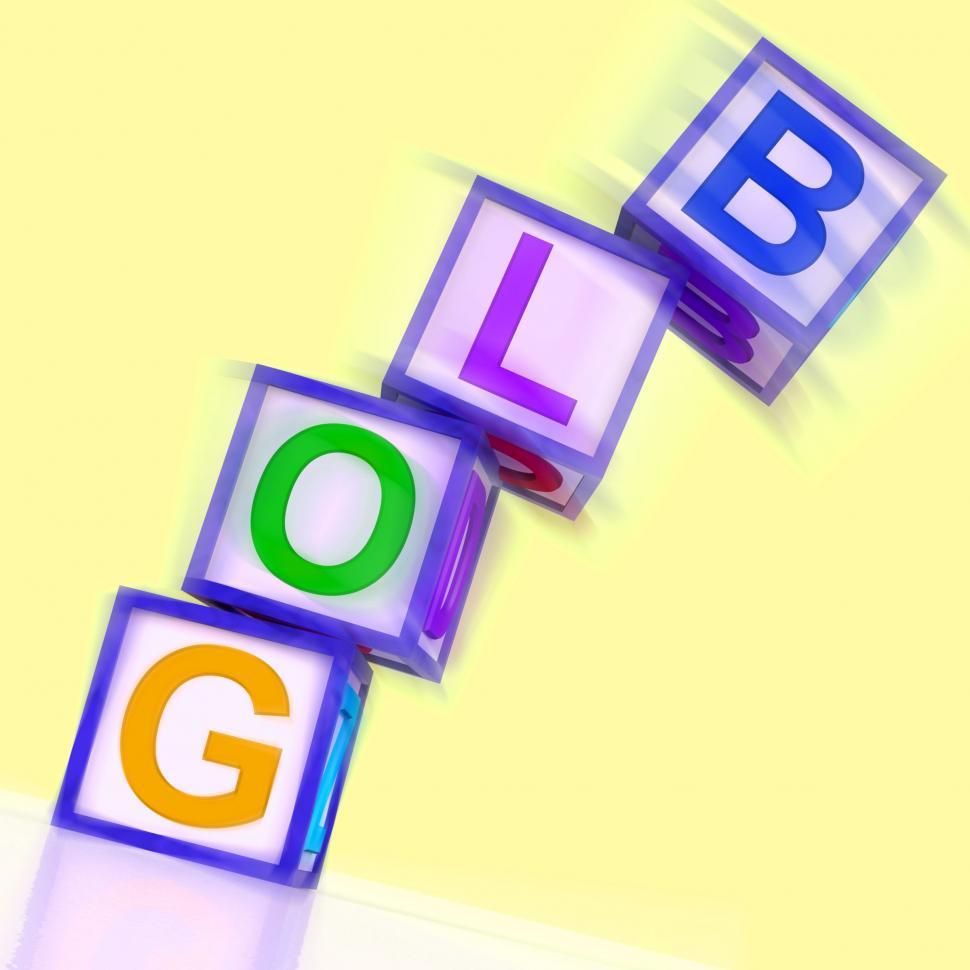 Free Image of Blog Word Show Blogger Internet And Niche 
