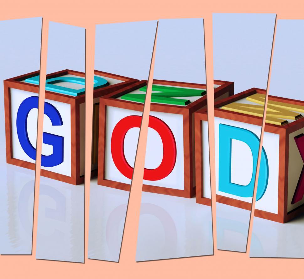 Free Image of God Letters Show Spirituality Religion And Believers 