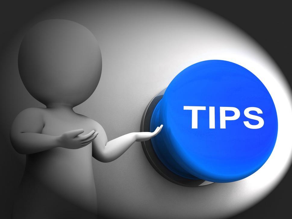Free Image of Tips Pressed Shows Guidance Suggestions And Advice 
