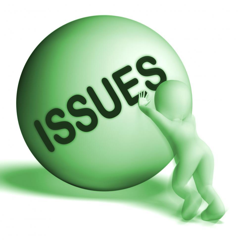 Free Image of Issues Uphill Sphere Shows Problems Difficulty Or Troubles 