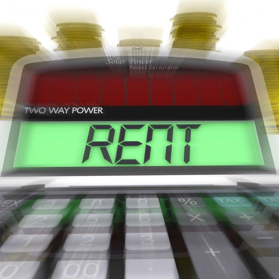 Free Image of Rent Calculated Means Payments To Landlord Or Property Manager 