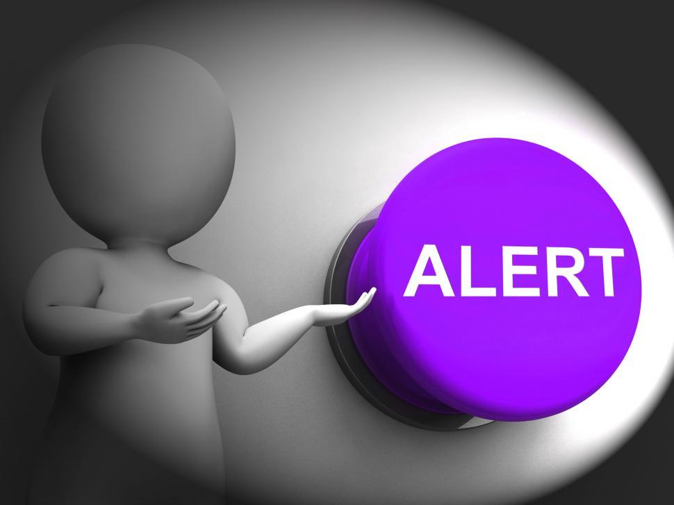 Free Image of Alert Pressed Shows Warning Hazard Or Notice 