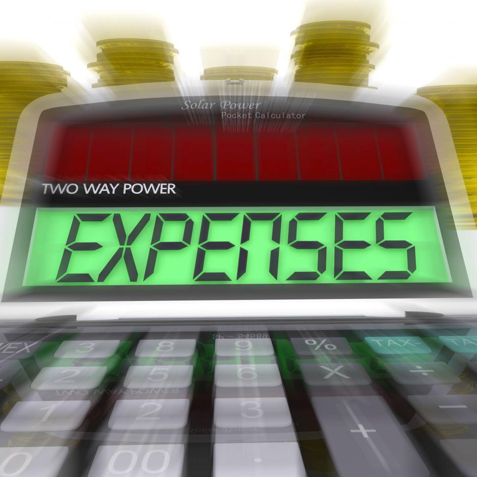 Free Image of Expenses Calculated Shows Business Expenditure And Bookkeeping 