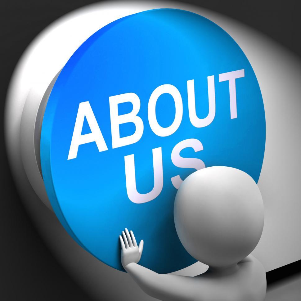 Free Image of About Us Pressed Shows Who We Are Section 