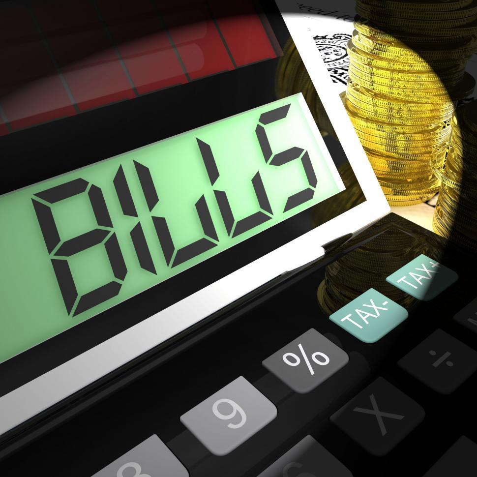 Free Image of Bills Calculated Means Invoices Payable And Owing 