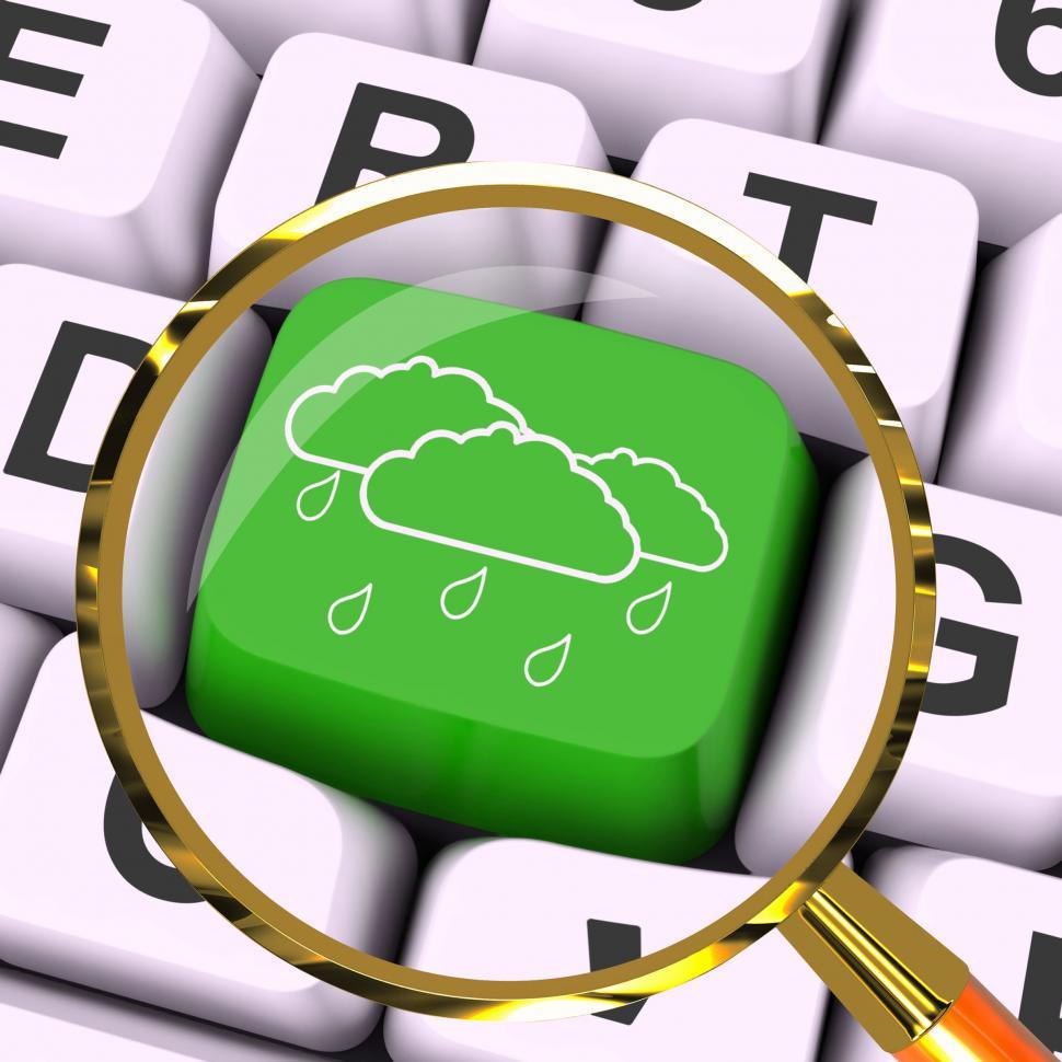Free Image of Showers Key Magnified Means Rain Rainy Weather 