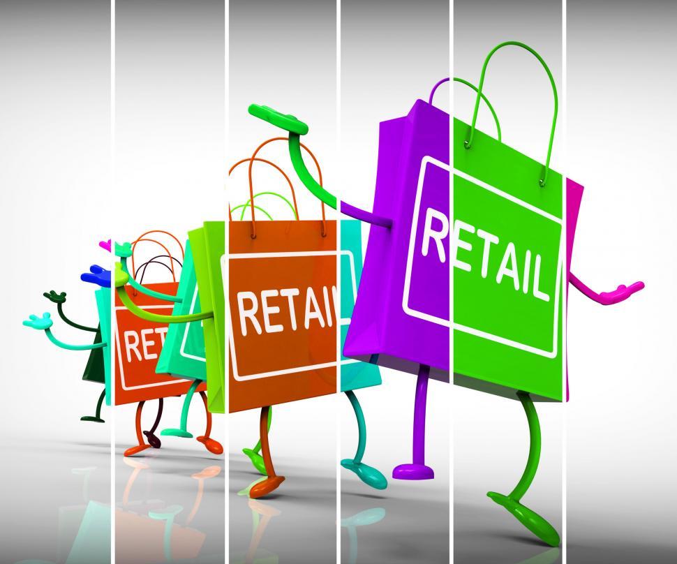 Free Image of Retail Shopping Bags Show  Commercial Sales and Commerce 