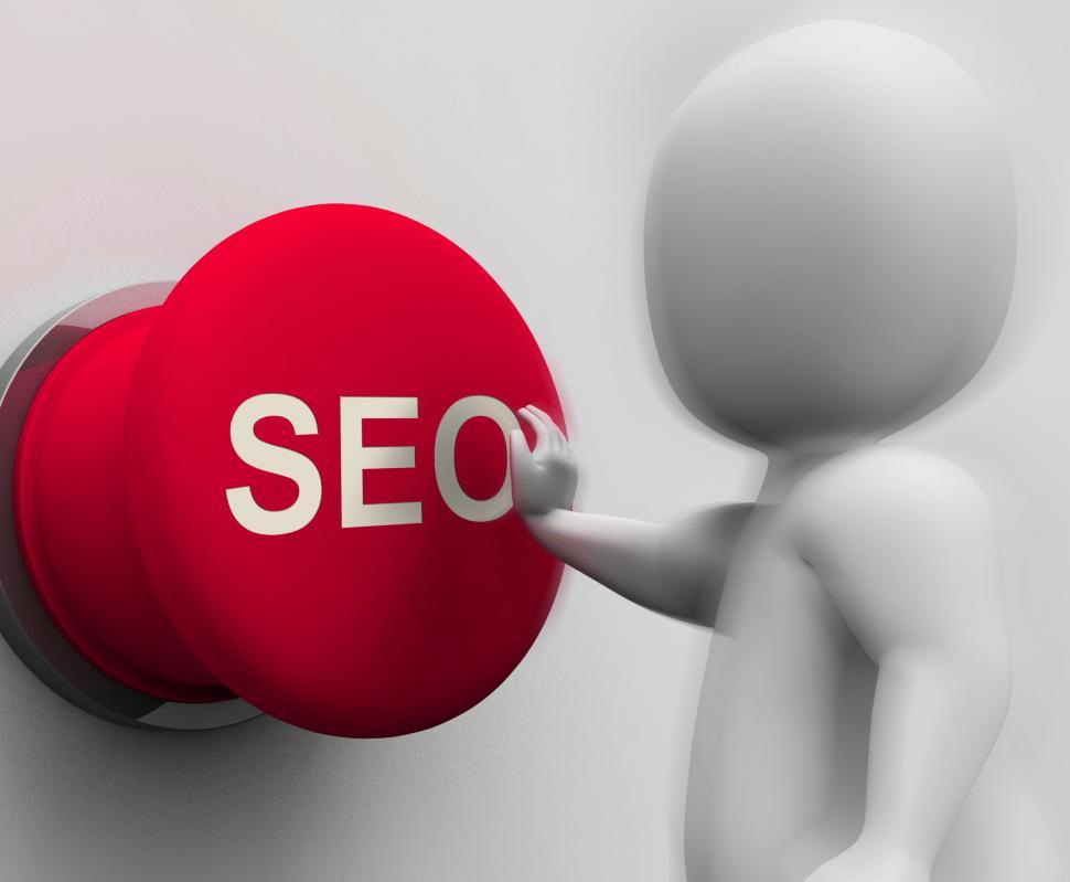 Free Image of SEO Pressed Shows Internet Marketing In Search Results 