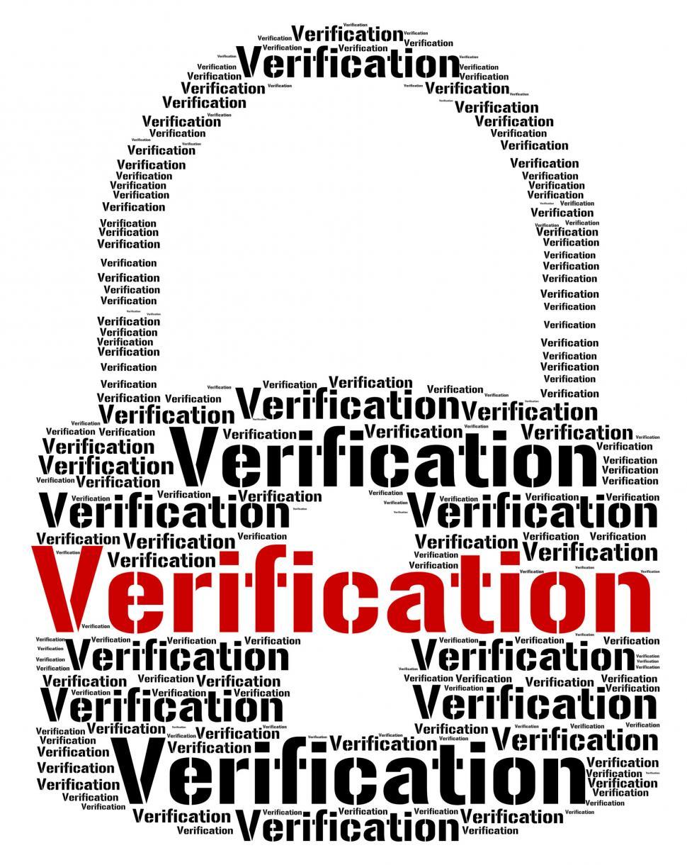 Free Image of Verification Lock Means Authenticity Guaranteed And Certificated 