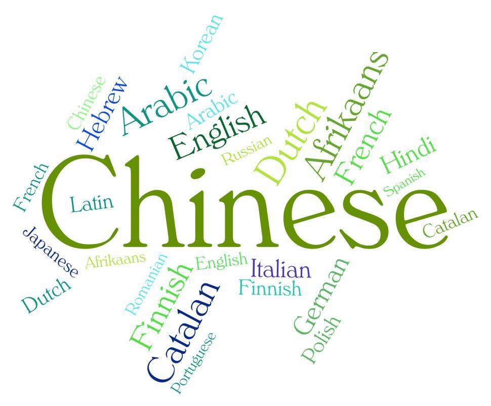 Free Image of Chinese Language Means Text Communication And Languages 