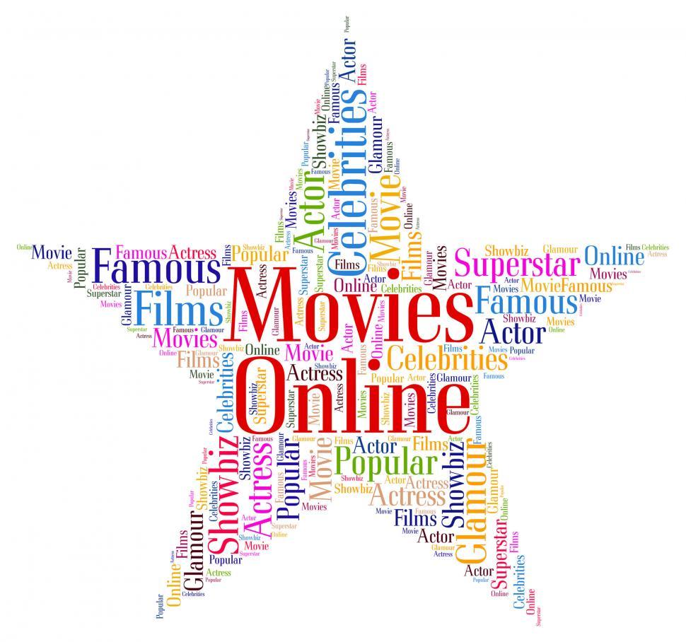 Free Image of Movies Online Means World Wide Web And Cinema 