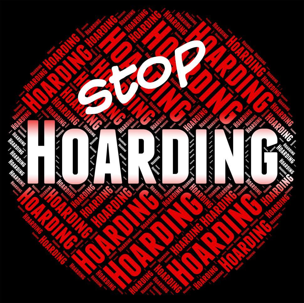 Free Image of Stop Hoarding Represents Squirrel Away And Amass 