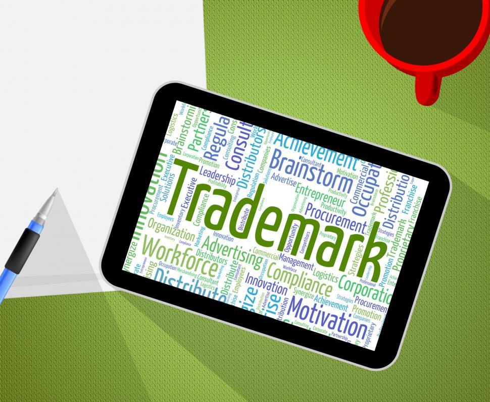 Free Image of Trademark Word Means Brand Name And Emblem 