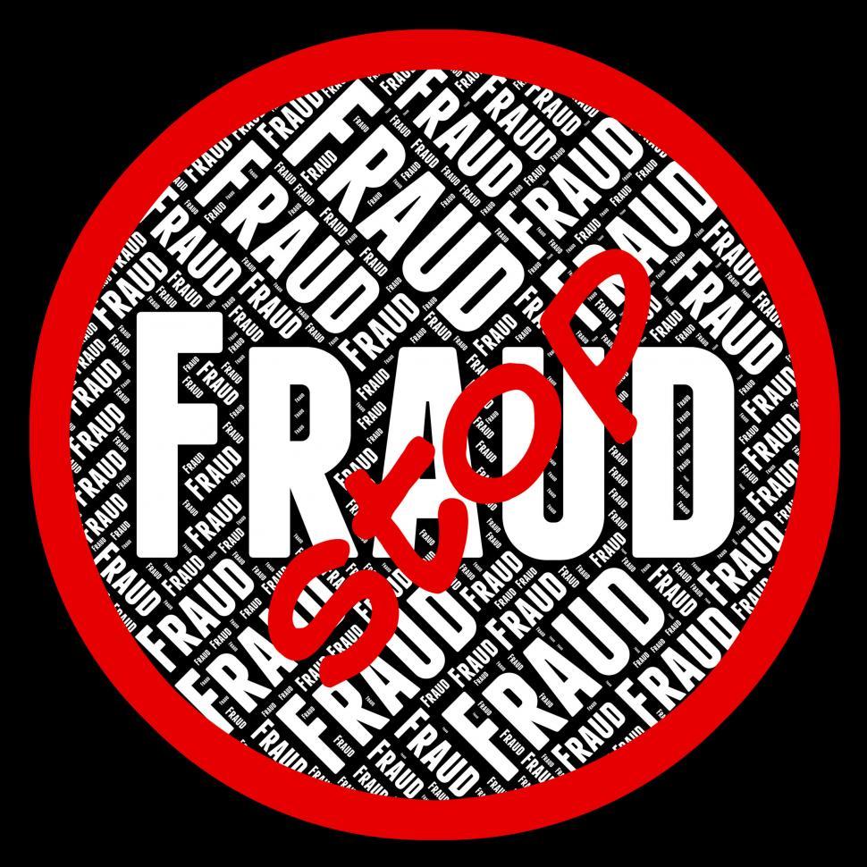 Free Image of Stop Fraud Represents Rip Off And Caution 