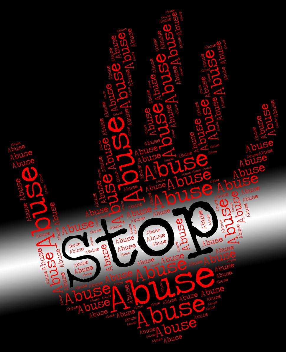Free Image of Stop Abuse Represents Treat Badly And Abuses 