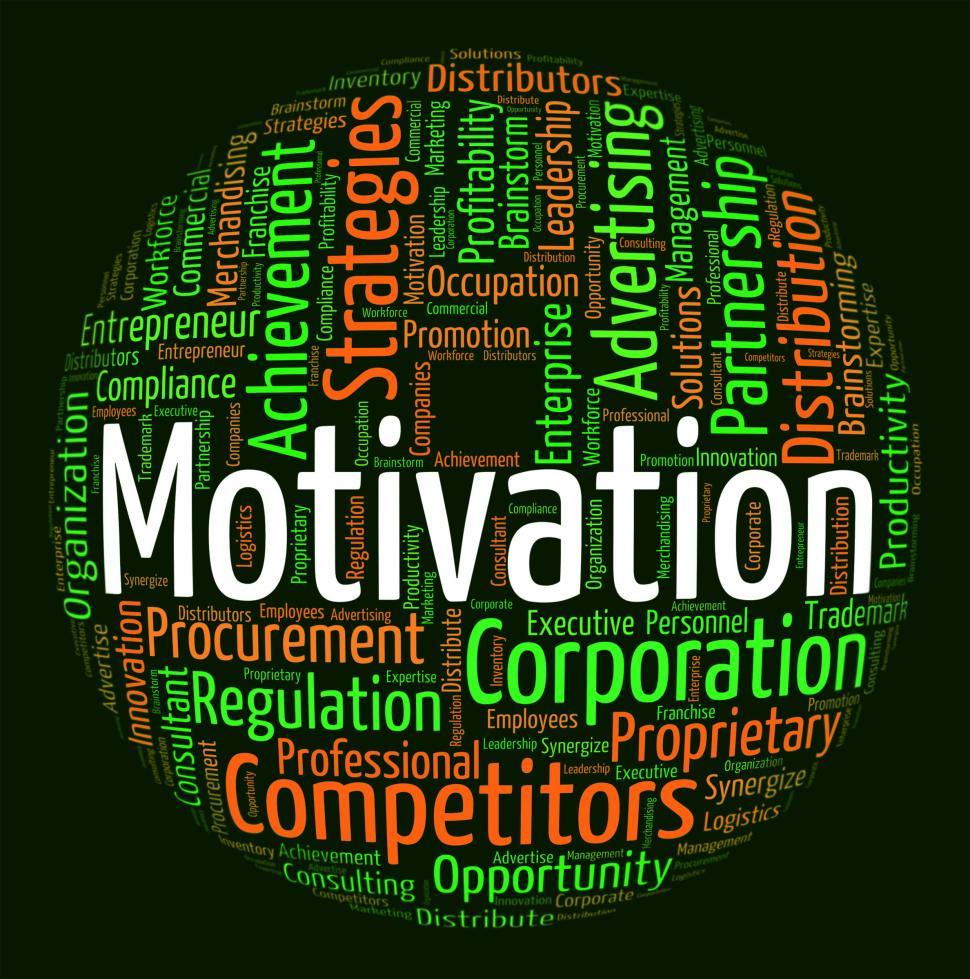 Free Image of Motivation Word Indicates Do It Now And Action 