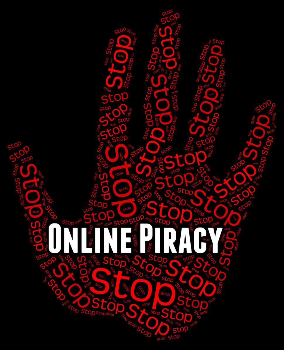 Free Image of Stop Online Piracy Means Copy Right And Copyright 