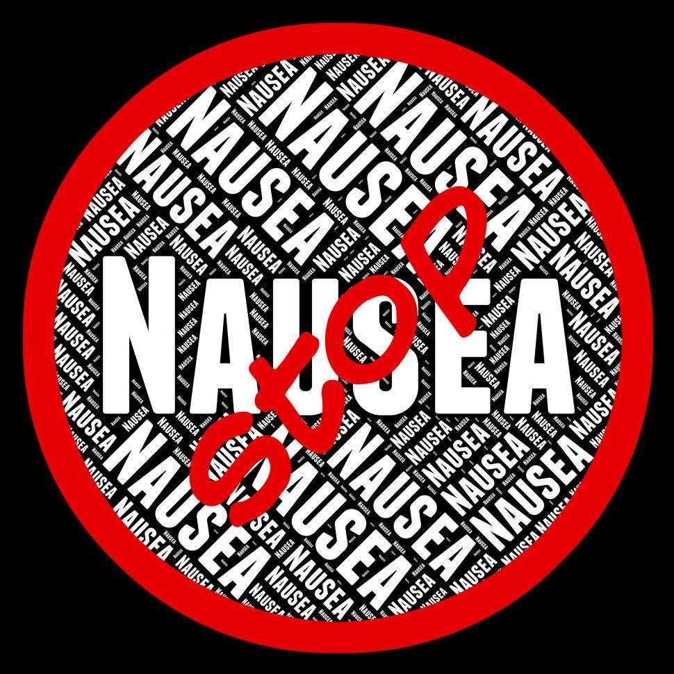 Free Image of Stop Nausea Indicates Travel Sickness And Gagging 