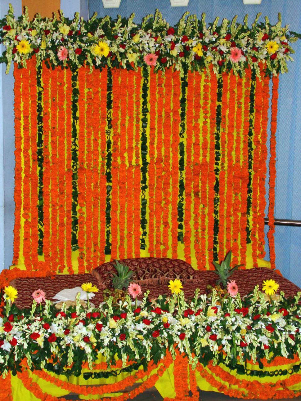 Free Image of Decoration of Marriage Stage 