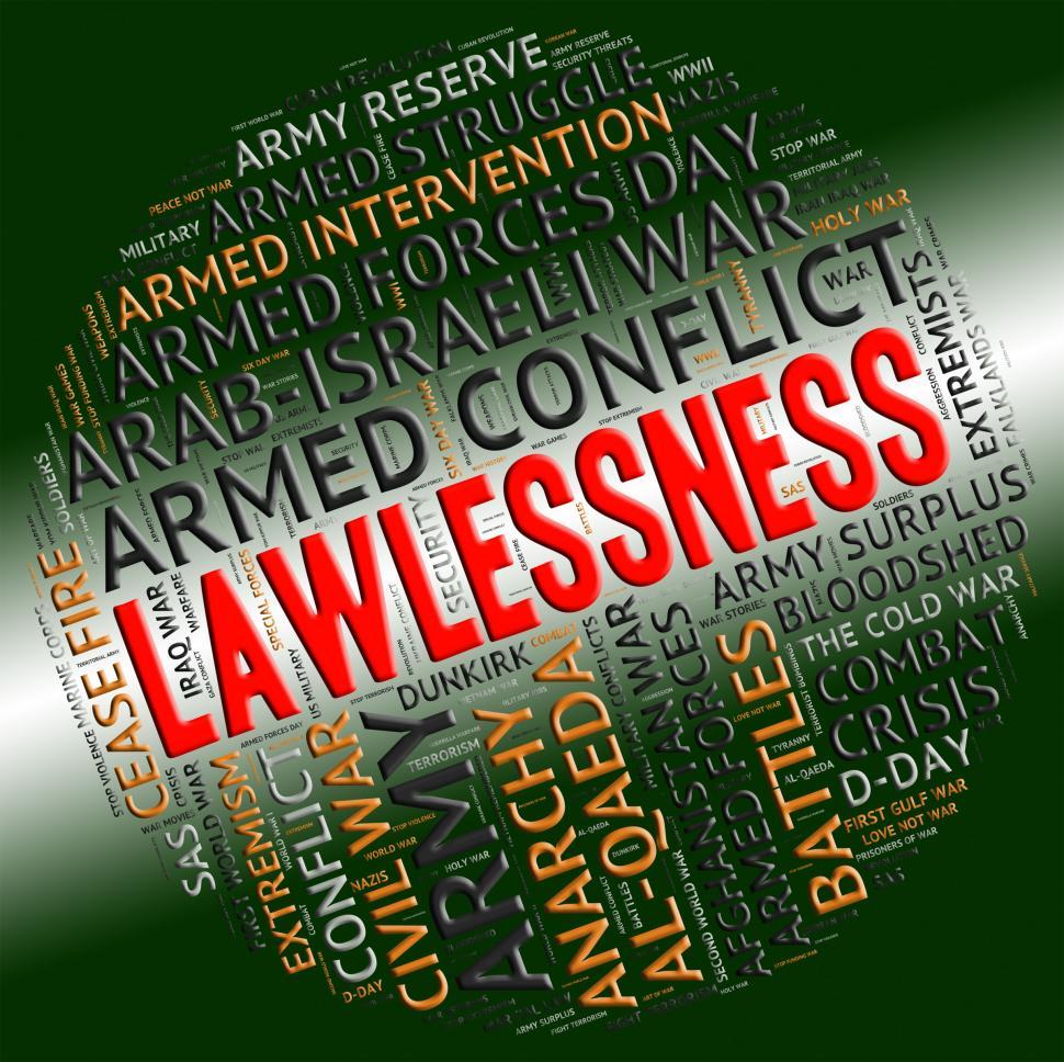 Free Image of Lawlessness Word Shows Insurrectionary Wordcloud And Wordclouds 