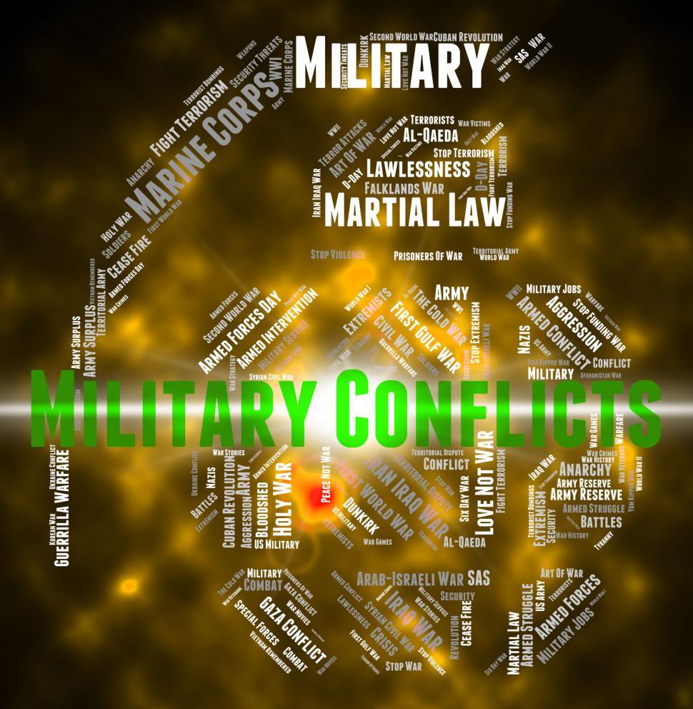 Free Image of Armed Conflict Represents Military Conflicts And Battle 