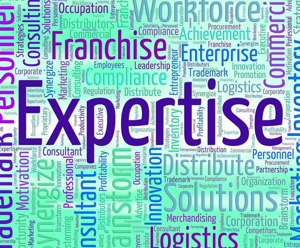 Free Image of Expertise Word Represents Educated Wordclouds And Specialist 