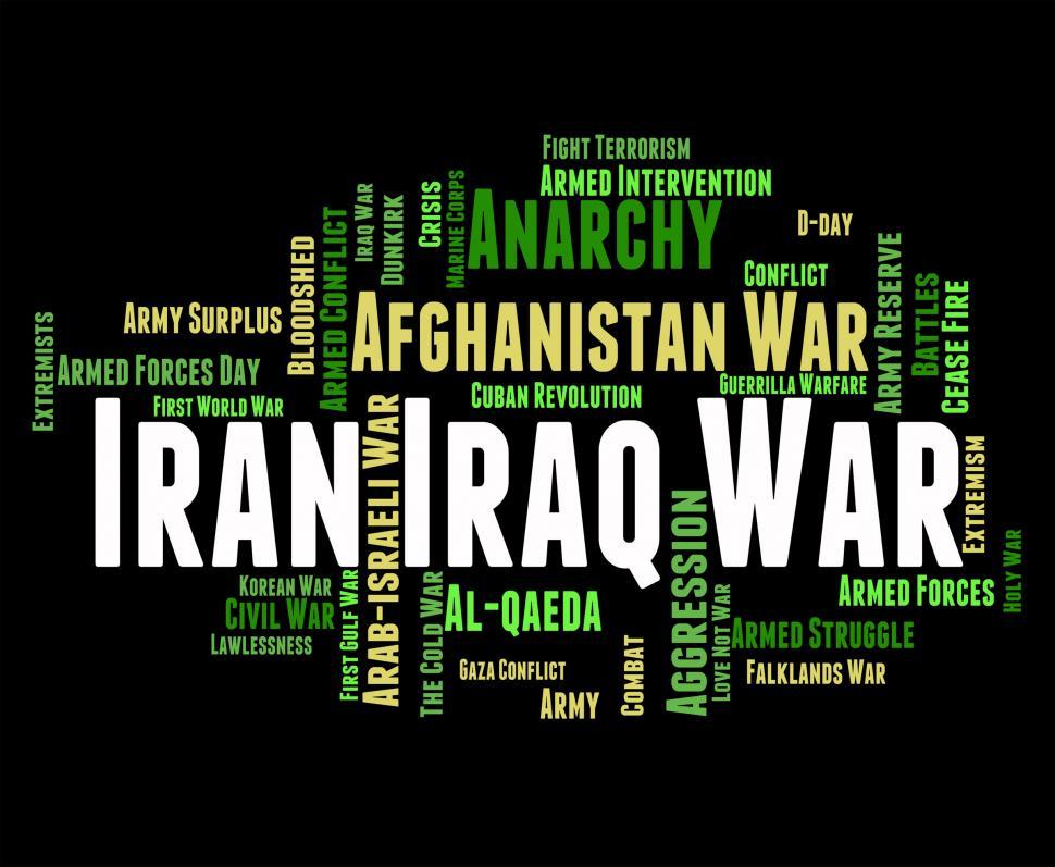 Free Image of Iran Iraq War Means Military Action And Iranian 