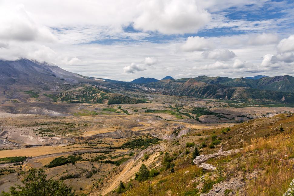 Free Image of Mount st Helens Destruction 